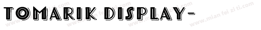 Tomarik Display字体转换